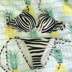 Underwire zebra Bikini set